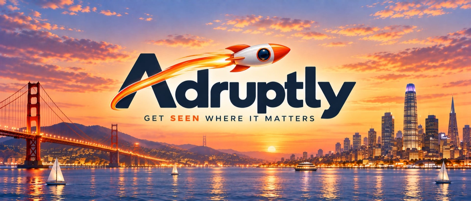 Adruptly — get seen where it matters